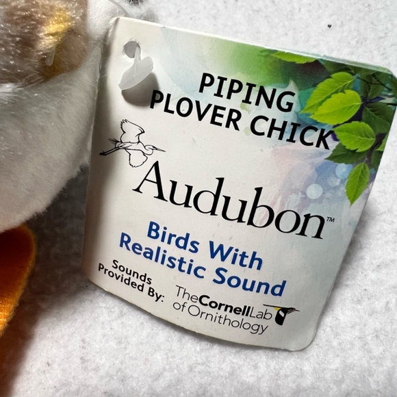 Audubon Piping Plover Chick Stuffed Animal with Sound - Picture 3 of 5